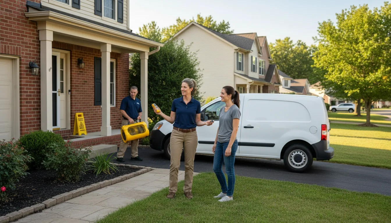 Residential water damage restoration in Holyoke, MA